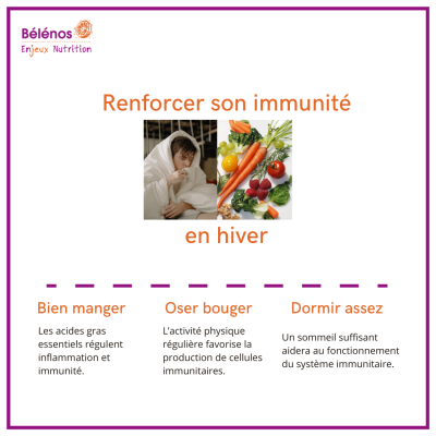 Hiver : augmenter son immunité grâce à l'alimentation