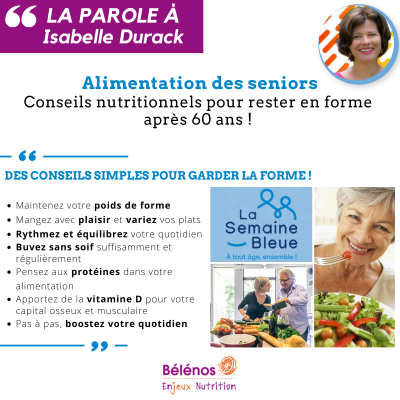 Alimentation des seniors