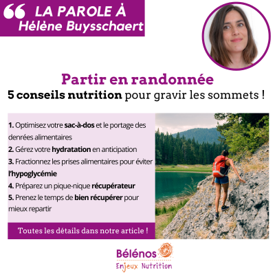 Partir en randonnée : 5 conseils nutrition